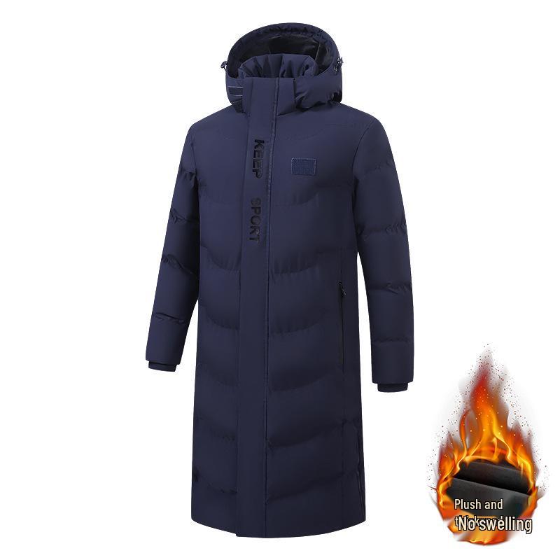 Unisex Long Winter Over-the-Knee Training Coat 4XL