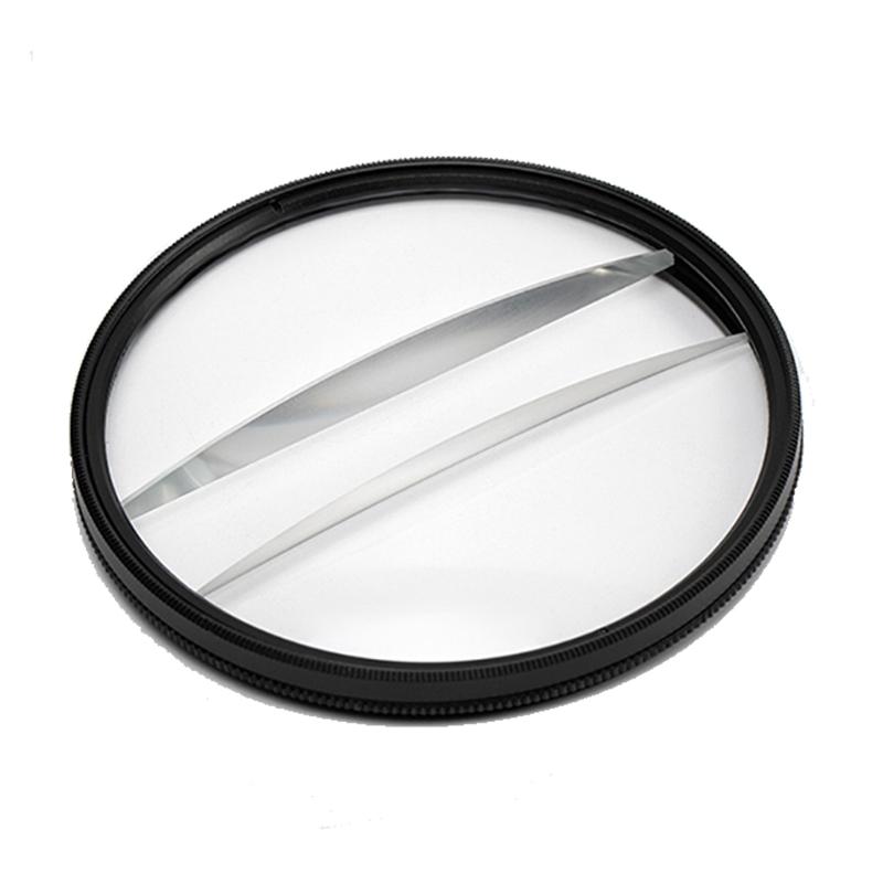 77mm Blur Effects Filter Foreground  Double Half Moon Prism Lens