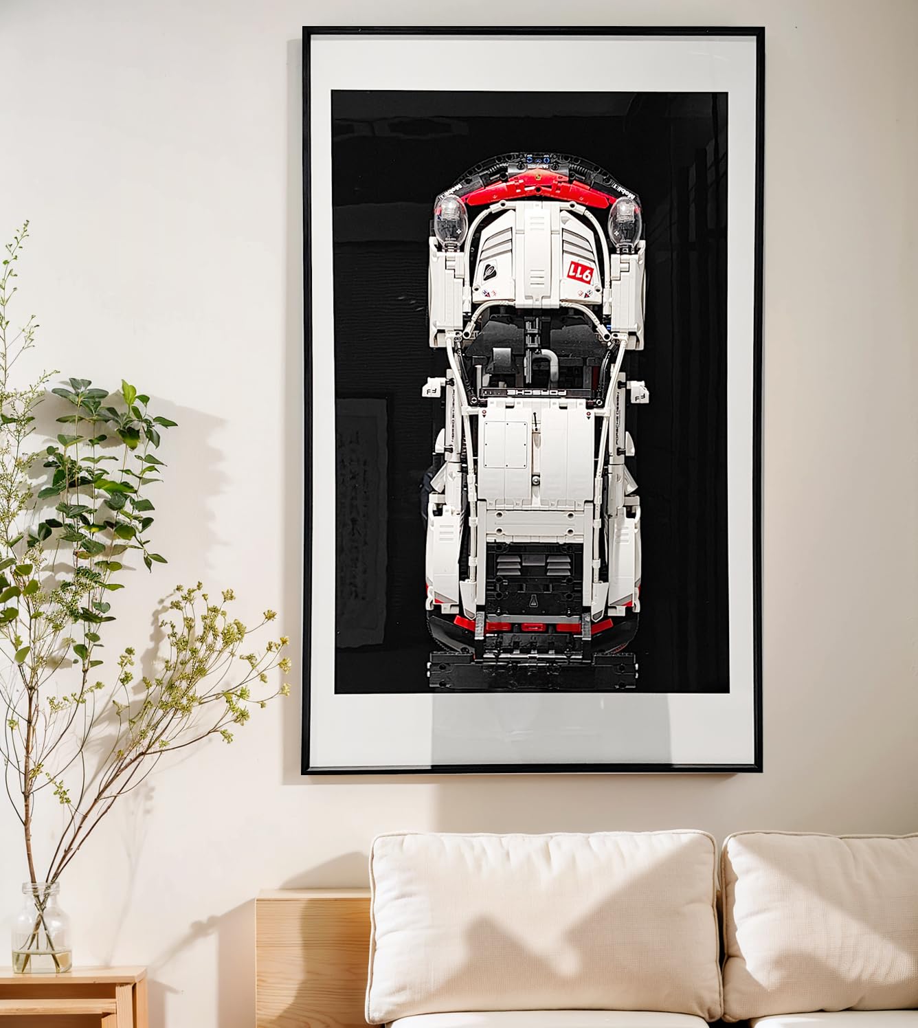 

Sungvool Информационная панель для Lego Technic Porsche 911 RSR 42096 Строительные декоративные картины для информационной панели для модели Lego Подарки для Lego