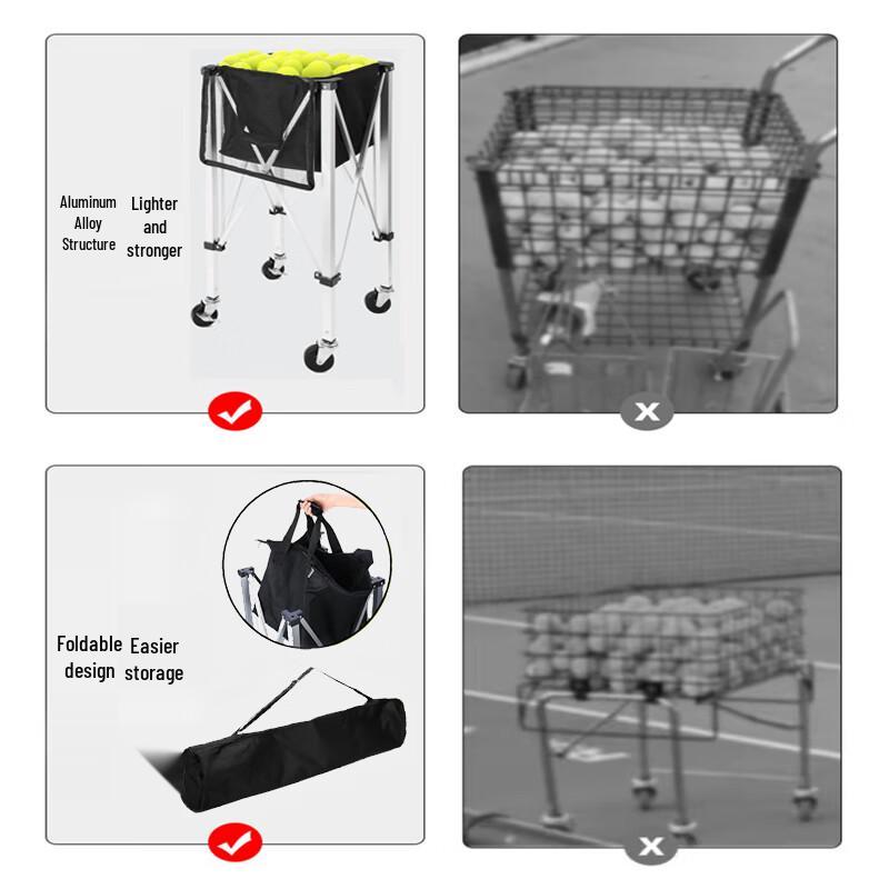 TANCHUAN Foldable Ball Collection Cart