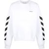 Off- Logo-print Cotton Sweatshirt OMBA058C99FLE0010110