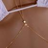 Women Crossover Star Harness Bikini Body Belly Waist Necklace Chain Jewelry