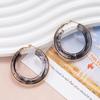 Advanced Sense Hoop Ear Buckle Exaggeration Ear Needle Dangle Earrings Hoop Earrings  Gifts