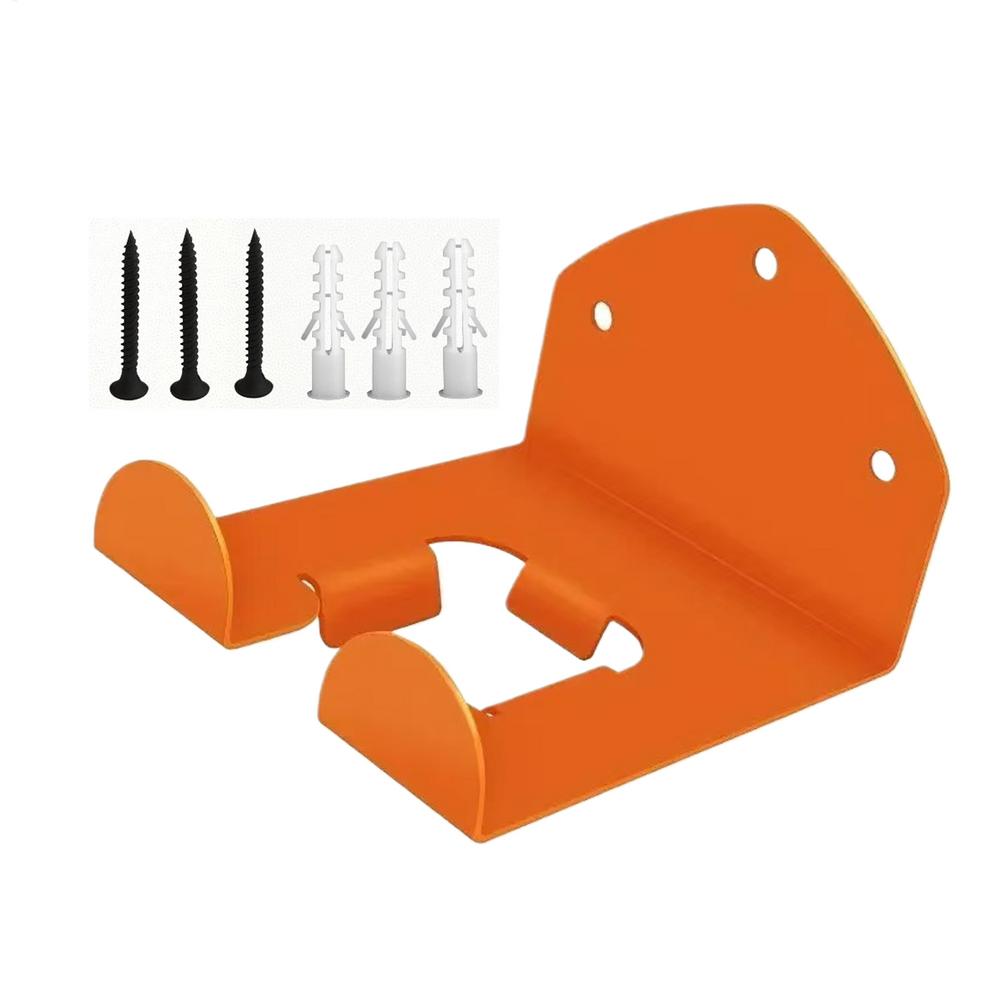 

Grass Trimmer Rack Wall Mounted Garden Power Tool Storage Hanger Heavy Duty Garage Chainsaw Lawn Mower Organizer Whackers Holder помаранчевий