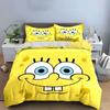 Yellow Face with Eyes. Bedding Sets Duvet Cover Sets Duvet Covers Pillowcases(1 * Duvet Cover 2 * Pillowcases, Without Duvet Insert)