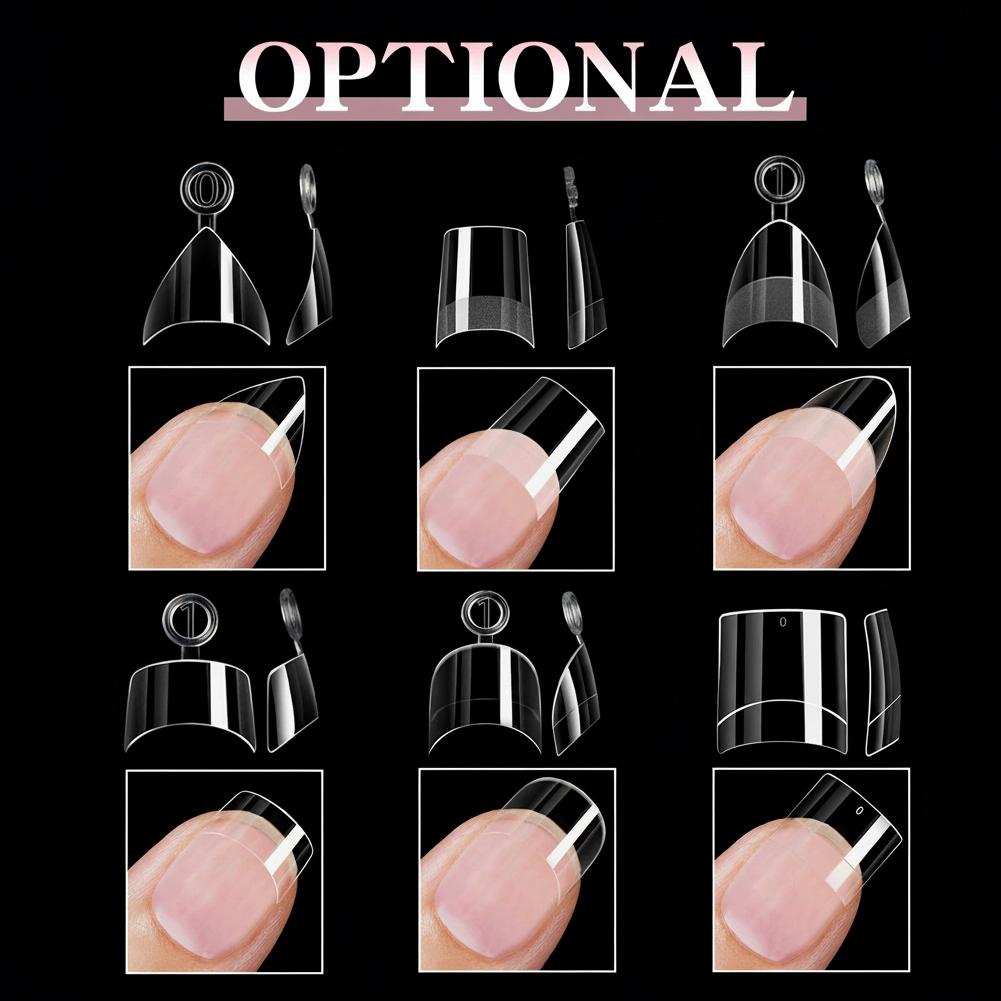 120pcs Half Cover Almond Fake Nails Half Matte Pre Buff Acrylic Nails Extra Short Almond Shape Gel Nail Nail Forms Salon