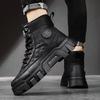 Winter Boots for Men Men's Sneakers Thick Bottom Add Velvet Soft and Comfortable Ankle Boots Non-Slip Loafers Wear-resistant New