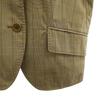 Paul Smith BLACK Check Pattern Tailored Jacket 40 Beige Women Used