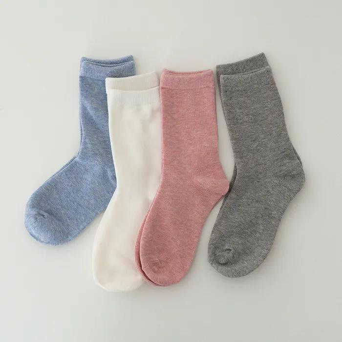 [4PACK] Women's Fashion Socks Colored Socks _19 colors