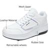 New Running Children Casual Sneaker 4 Wheel Adult Kids Outdoor Sports Dual-Use Walk Roller Skate Shoes Roller For Women