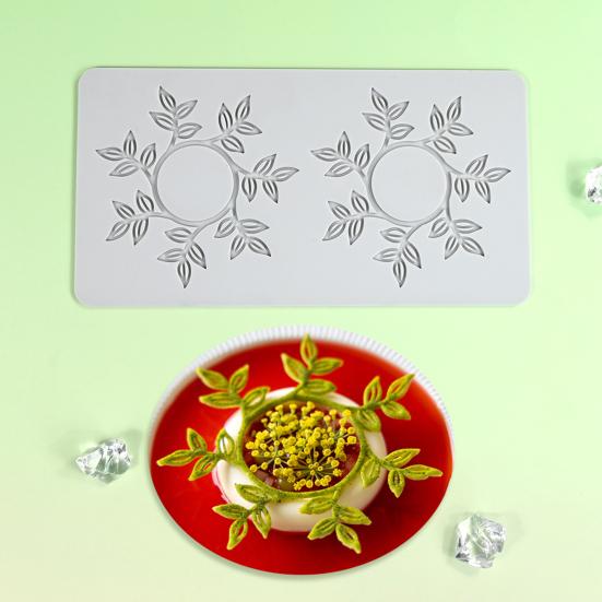 Baking Printing Mold Flexible Multi-Grid Non-Stick Heat Resistant Food Grade Silicone Cake Decorating Mold Kitchen Baking Accessory