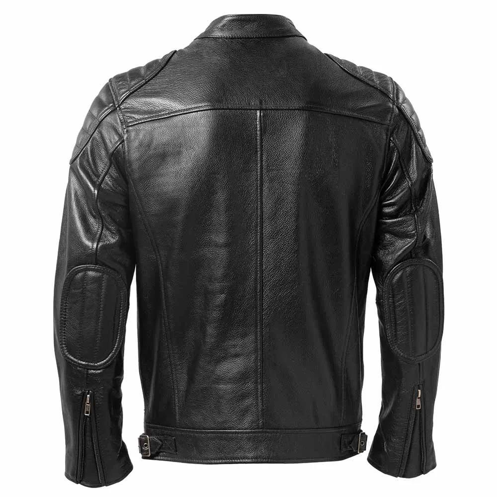Chinesische Größe Echtes Leder Jacke Männer 100% Natürliche Rindsleder Echtes Leder Jacken Slim Fit Motorrad Jacke Mann Biker Mantel Herbst M357