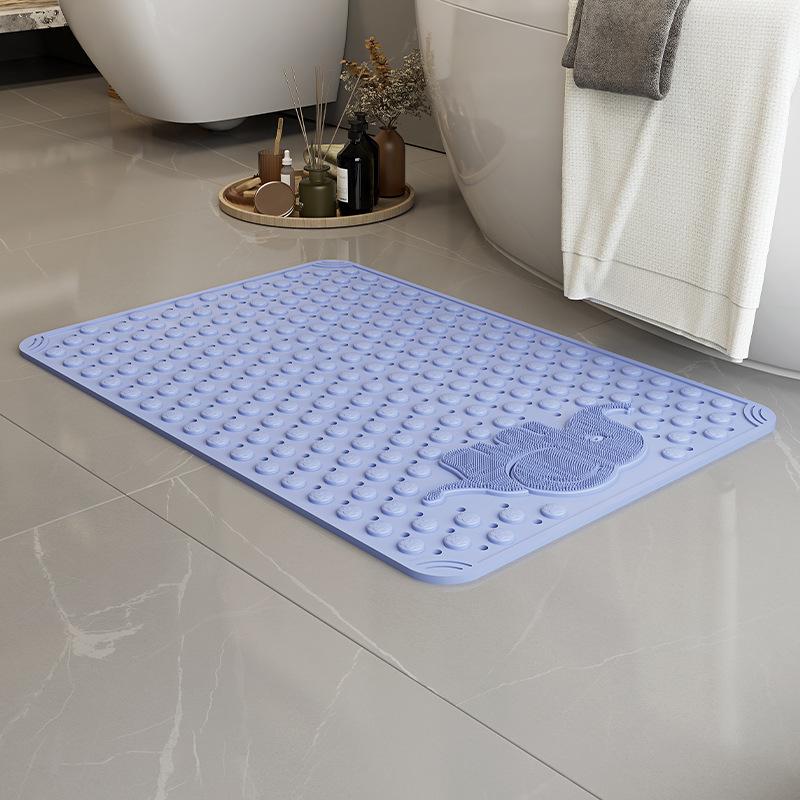 Bathroom Slip-resistant Mat Shower House Kids Fall Proof Mat Bathroom Bath Mat Environmentally Friendly PVC Massage Mat