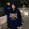 Women's Plush Thickened Hooded Sweatshirt for Autumn/Winter - Loose Fit, BF Style, Perfect for Couples.