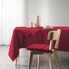 Recycled Cotton Rectangle Tablecloth 140 X 240 Cm Grand Mistral Bordeaux