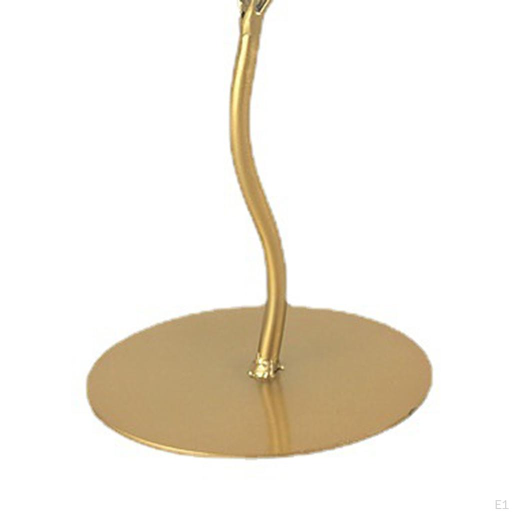 Elegant Durable Hat Holder Desktop Hollowed-out Short Long Wig Styling Display Stand Organizer for