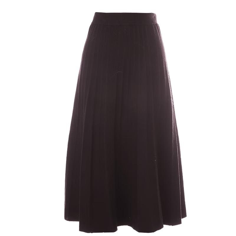 

Betu Women s Pleated A-line Knit Skirt S