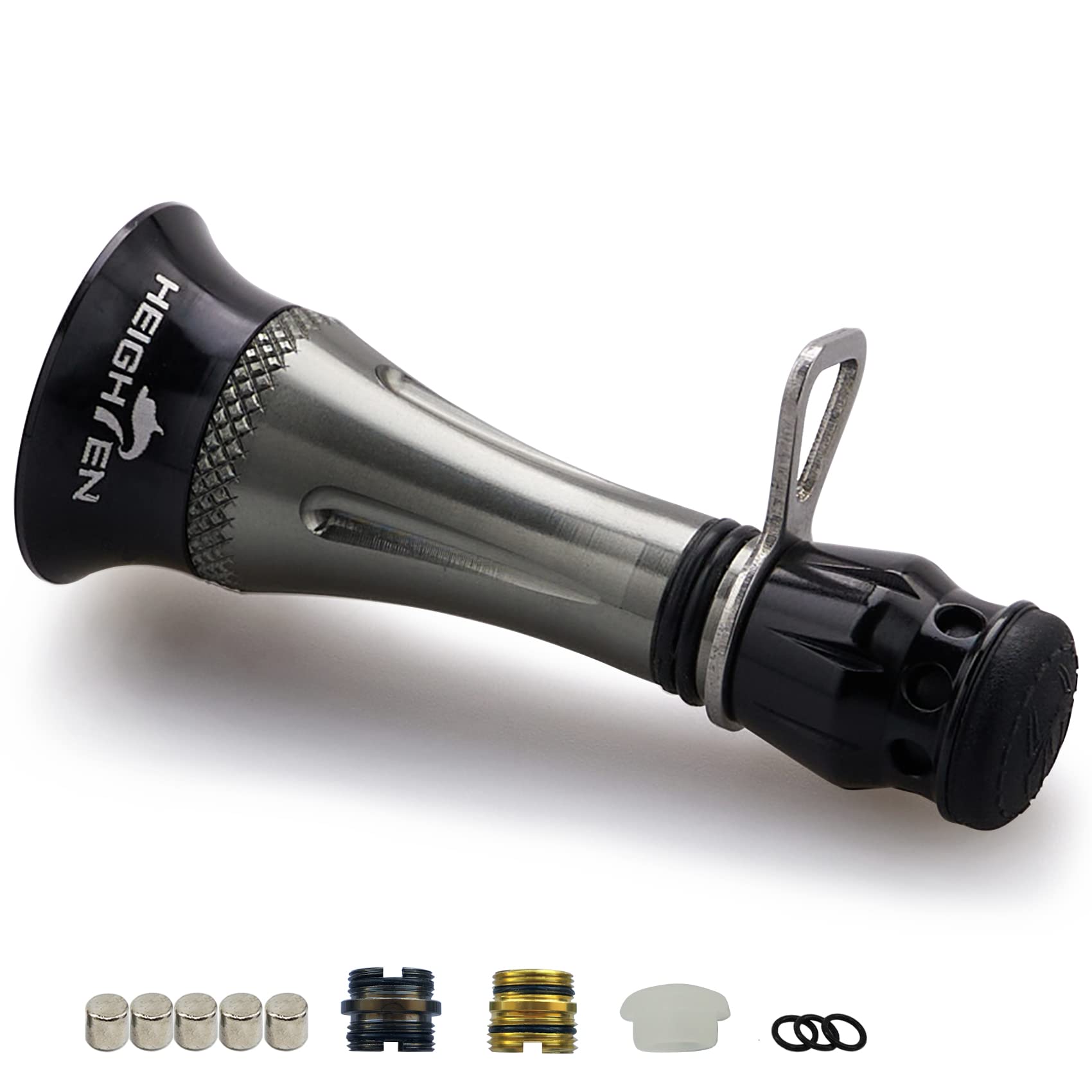 

Подставка для катушки HEIGHTEN 48 мм, индивидуальный балансир, светящаяся спиннинговая катушка Shimano Daiwa, универсальная регулировка, держатель крючка, стопор лески 7-12 г (Черный и бронзовый)