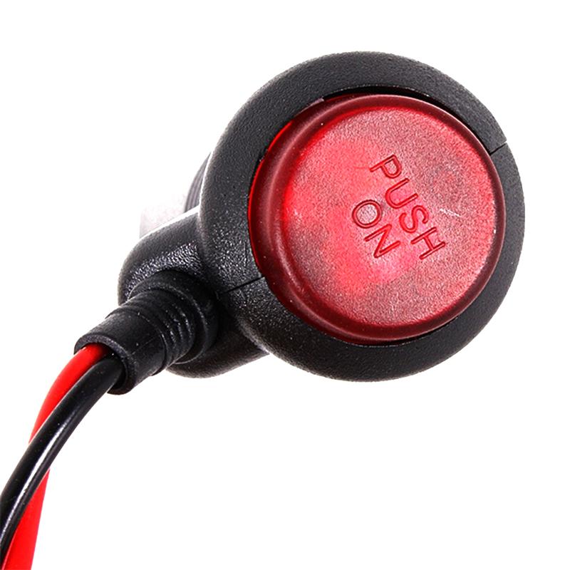 12/24V Kupfersteckdose Stecker Verbinder Verlängerungskabel Stecker Auto Zigarettenanzünderkabel Mit Ein/Aus-Schalter Für Automobilumbau DC