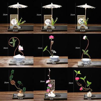 Hoteldekoration, Blumen und Pflanzen, kreatives Restaurant, Sushi, Sashimi, Bento, Sesfood, Trockeneis, Blumen und Pflanzen, japanisch