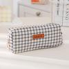 Large Capacity Cosmetic Storage Bag INS Simplicity Pen Bag Stationery Bag Woven Pencil Case  Travel