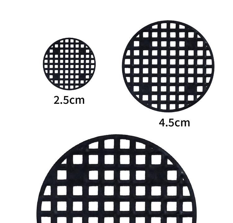 10Pcs Flowerpot Bottom Hole Ventilation and Drainage Pad Plastic Mesh Pad for Succulents To Prevent Soil Leakage and Pad the Bottom