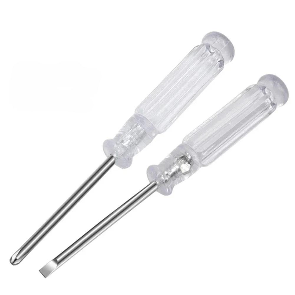 Transparent Screwdriver Multifunctional Cross Slotted Screwdriver Cutter Head Screw Driver Disassemble Repair Tool