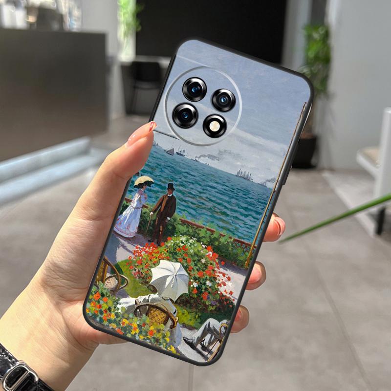 Monet Oil Painting Case For OnePlus Nord CE 5 2 3 4 Lite N30 N20 OnePlus 15 13 12 11 9 10 Pro 10T 13R 15R Cover