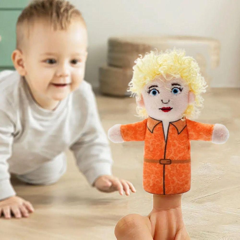 

Storytelling Family Plush Finger Puppet Plush Doll Finger Puppet Doll Boy And Girl Boy