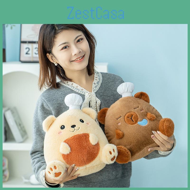Bear Capybara Bread Plush Toy Cute Cartoon Girl Children Birthday Holiday Gift