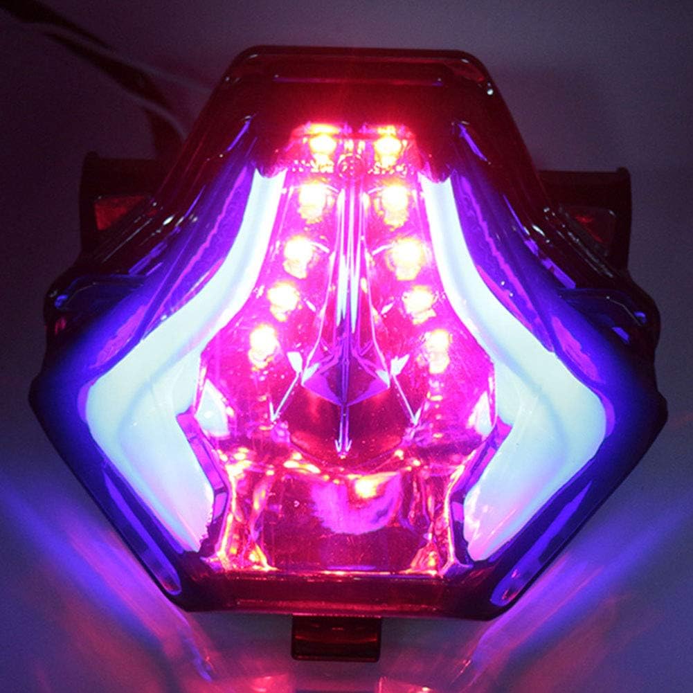 Motorcycle Tail Light, Motorcycle Lights Motorcycle Accessories Motorcycle LED Turn Tail Light Replacement for Motorcycle (blue)