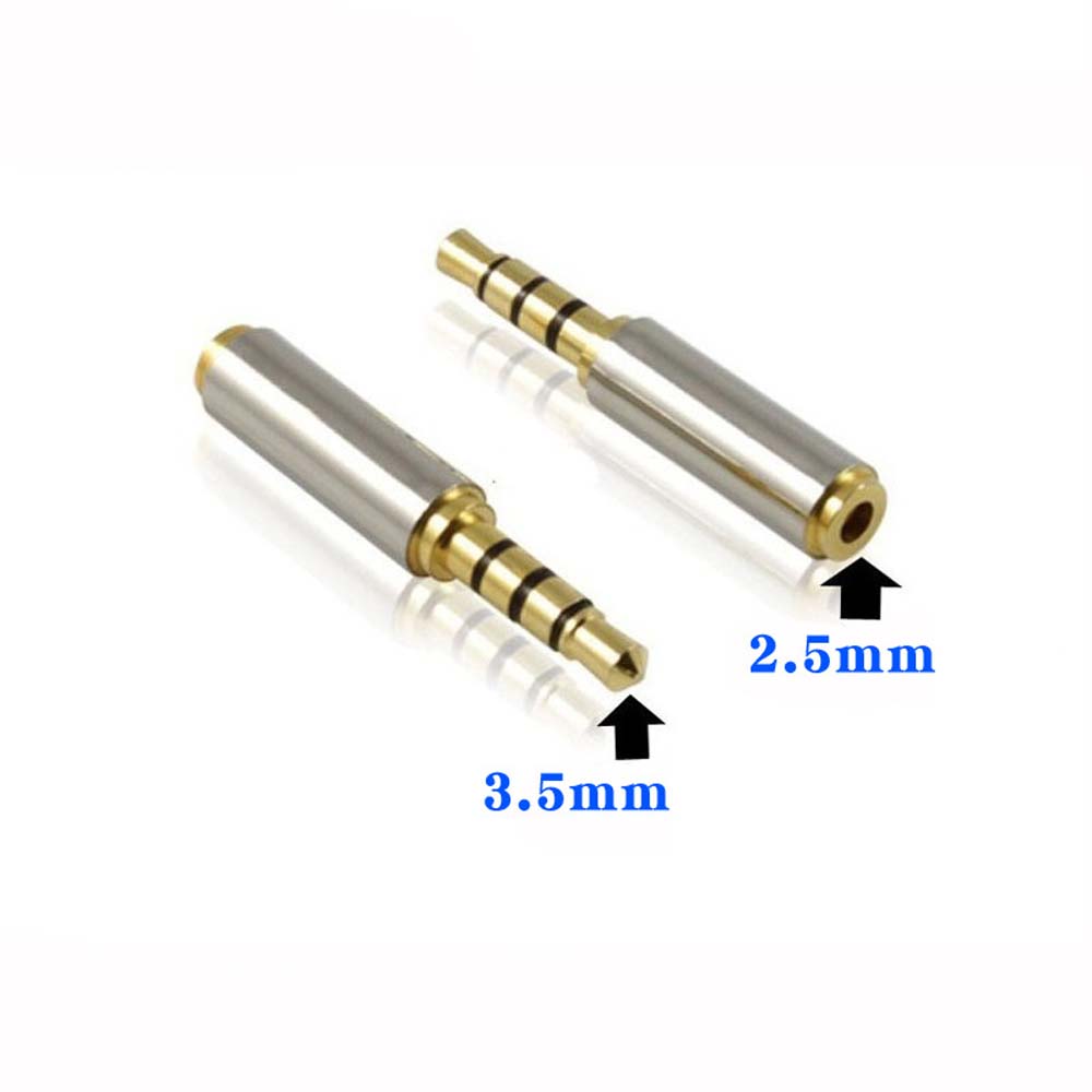 3.5mm to 2.5mm Converter Male to Female Audio Plug Audio Connector Audio Adapter Earphone Amplifier