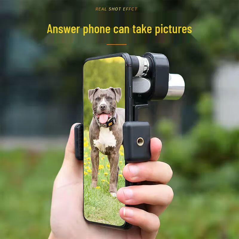 miflame Metal Corner Monocular Telescope with Phone Clip