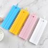 4-Piece Cake Scraper Cake Edge Decorating Tools Buttercream Fondant Cake Smoother for Plastic Sawtooth Baking Pastry Tools