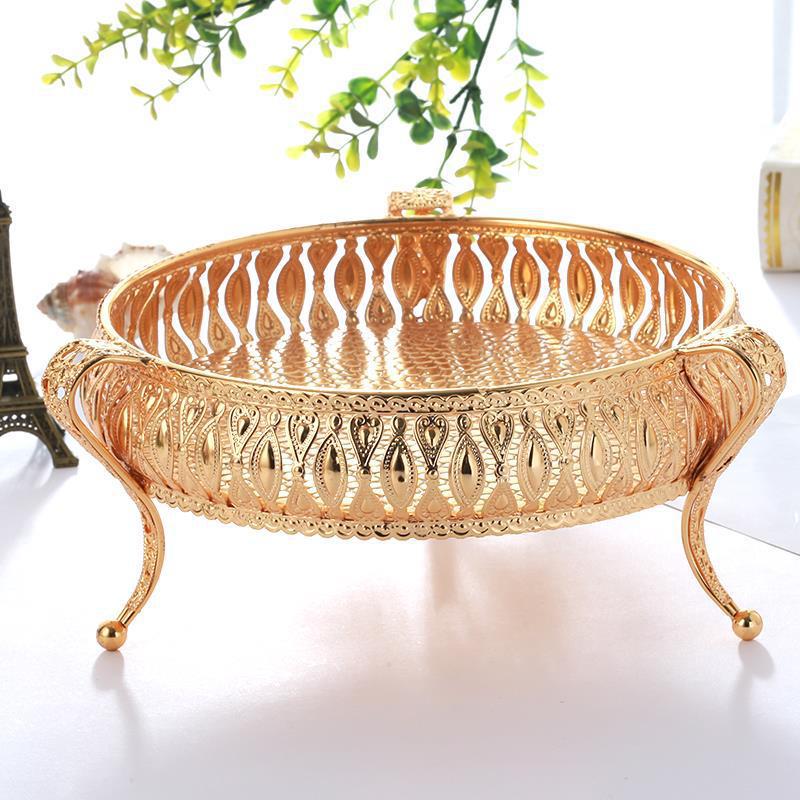 

Modern European Metal Fruit Bowl - Multi-purpose Home & Living Room Snack Storage