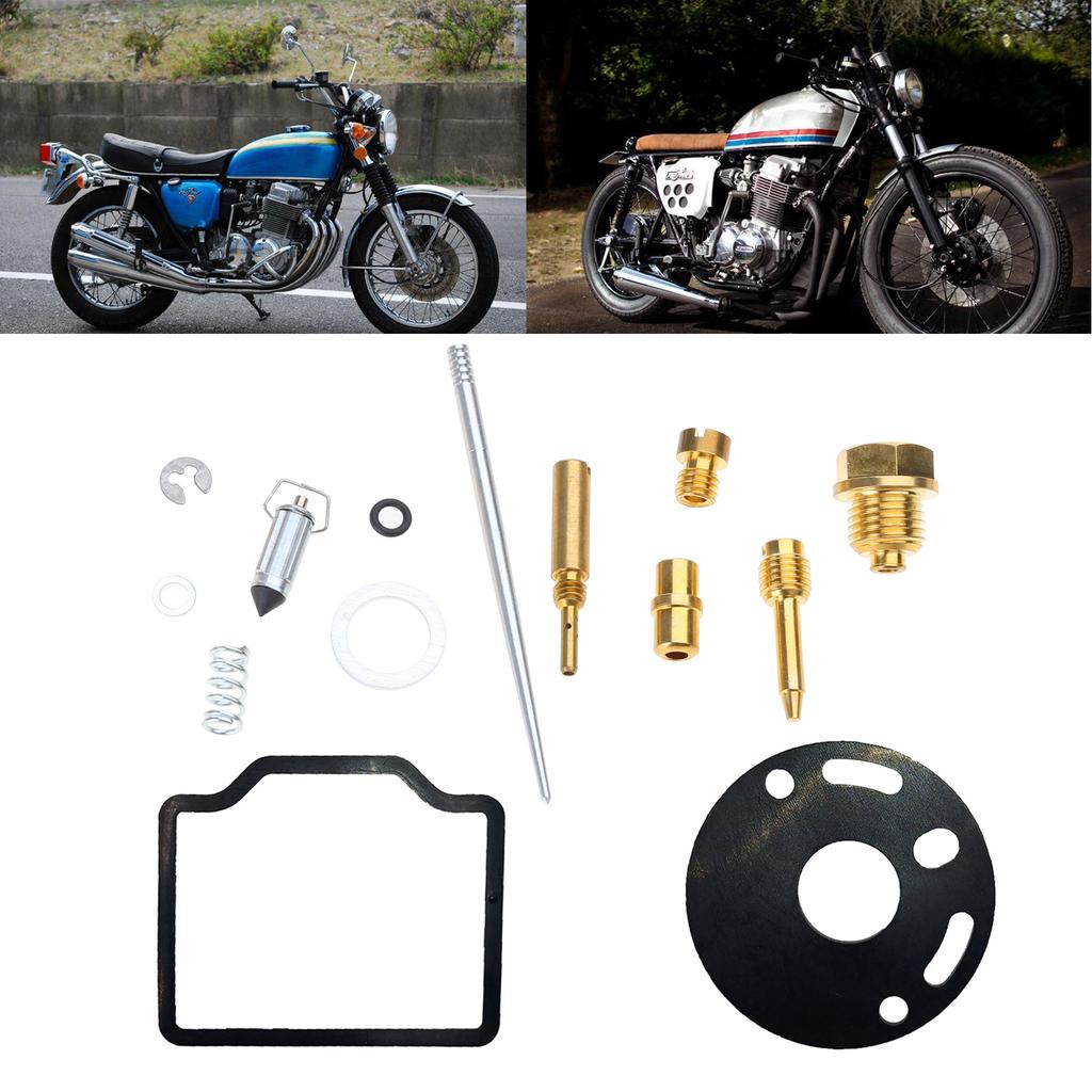 Einfache Installation Vergaser Vergaser Überholsatz Dichtungen Membranen Reparatur Kompatibel für CB750 CB750F Dirt Pit Bike Langlebig
