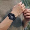Casio Fashion Simple Trendy Sports Radio Wave Solar Movement Quartz Movement Resin Strap Japanese and Korean Watch Men's Watch Black GAW-100B-1APR
