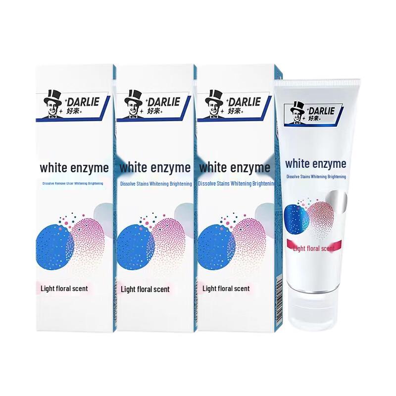 Darlie White Enzymes Elegant Floral Toothpaste 3-Pack