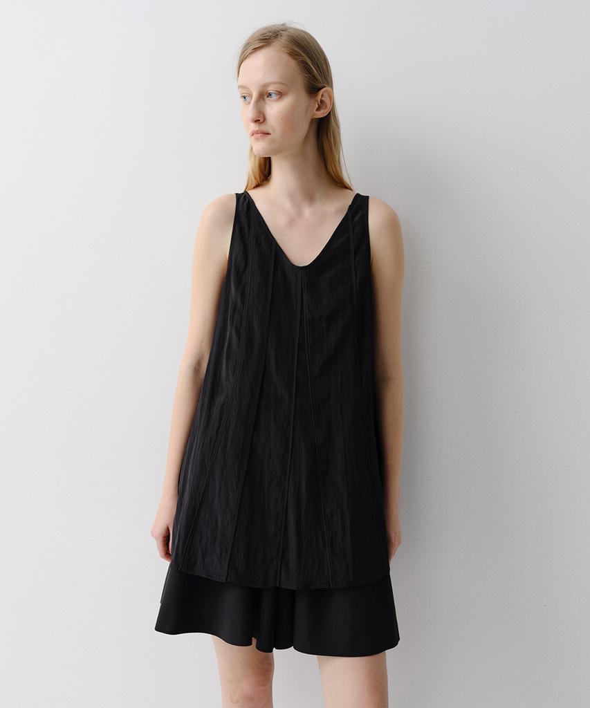 Ia Lily Paneled Blouse (Black)