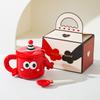 Holding Hands Cup Couple Ceramic Cup Gift Box Funny Mug with Lid Household Niche Water Cup Wedding Gift Cup