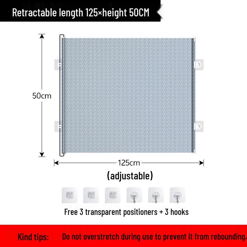 Automatic Retractable Pet Gate: Anti-Escape and Anti-Jump Barrier for Cats and Dogs