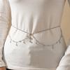 Water Drop Navel Nails Body Chain Tassel Bikini Belly Belt Fashion Waist Chain  Women