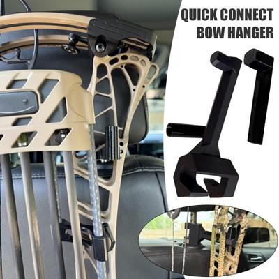Suporte para Arco de Caminhão Arcos Compostos Montagem no Encosto de Cabeça Fácil Instalação Suporte para Acessórios de Tiro com Arco para a Maioria dos Veículos