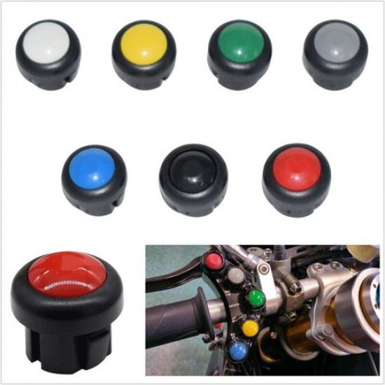 

Durable 7Pcs 7 Colors Plastic Motorcycle Switch Buttons Momentary Action Buttons