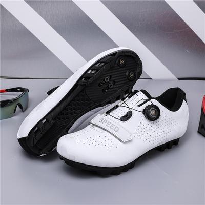 Road Mountain Bike Cycling Shoes With Stiff Sole Breathable Unisex Fit Pedaling Efficiency