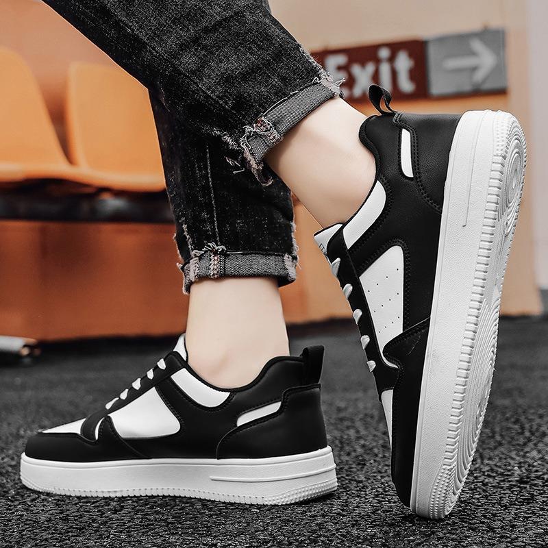 New Men's Little White Shoes Spring Breathable Casual Board Shoes Sports Trendy Shoes Low-top Running Shoes Men