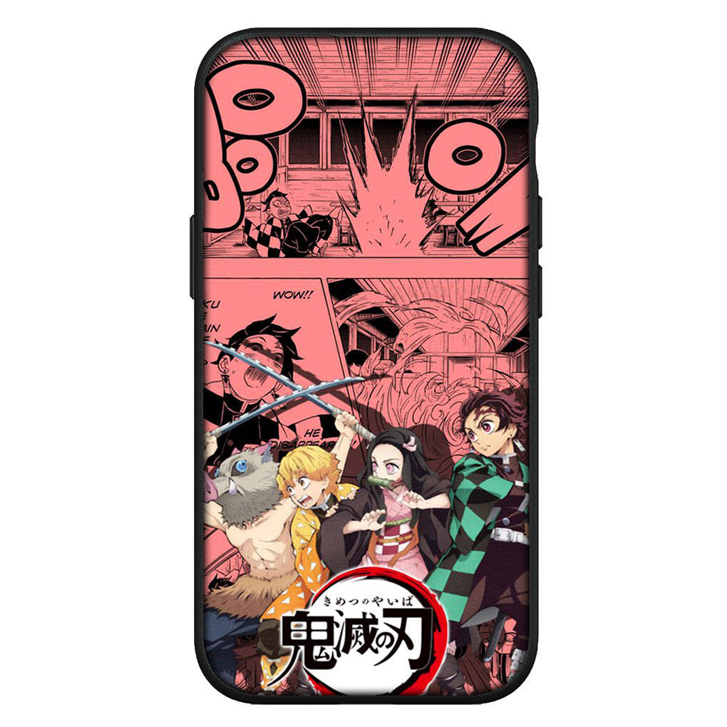 

Чехол для iPhone 17 16 15 Xiaomi Poco Redmi Note 14 13 12 11 Pro Max Samsung Galaxy S25 S24 OPPO Huawei Demon Slayer Kamado Nezuko Tanjirou Чехол для телефона for Xiaomi Poco F7 экрю