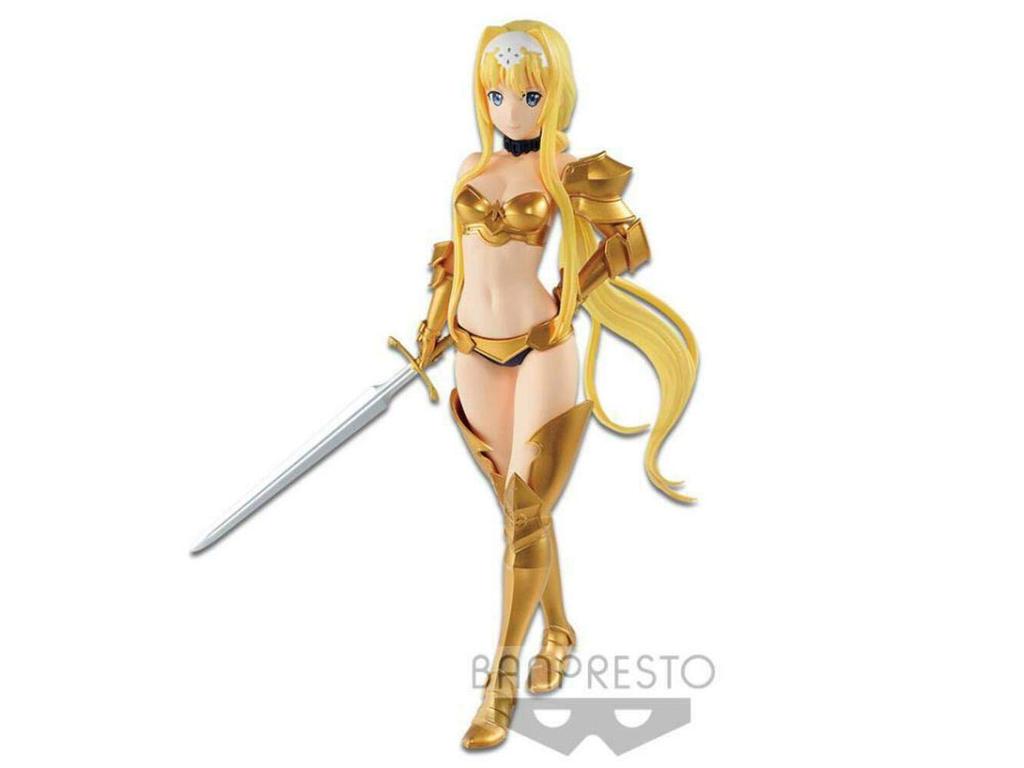 BANPRESTO Sword Art Online Memory Defrag EXQ Figur Alice BIKINI RÜSTUNG Mehrfarbige Version