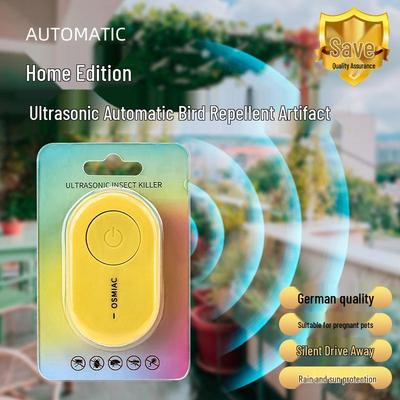 Ultrazvukové automatické zařízení proti ptákům pro zahradu a balkon