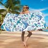 1 Stück Wal Strandtuch Frischer Urlaub Schnelltrocknend Super Saugfähig Geeignet für Schwimmen Strand Pool Fitnessstudio Yoga Geschenk für Freunde